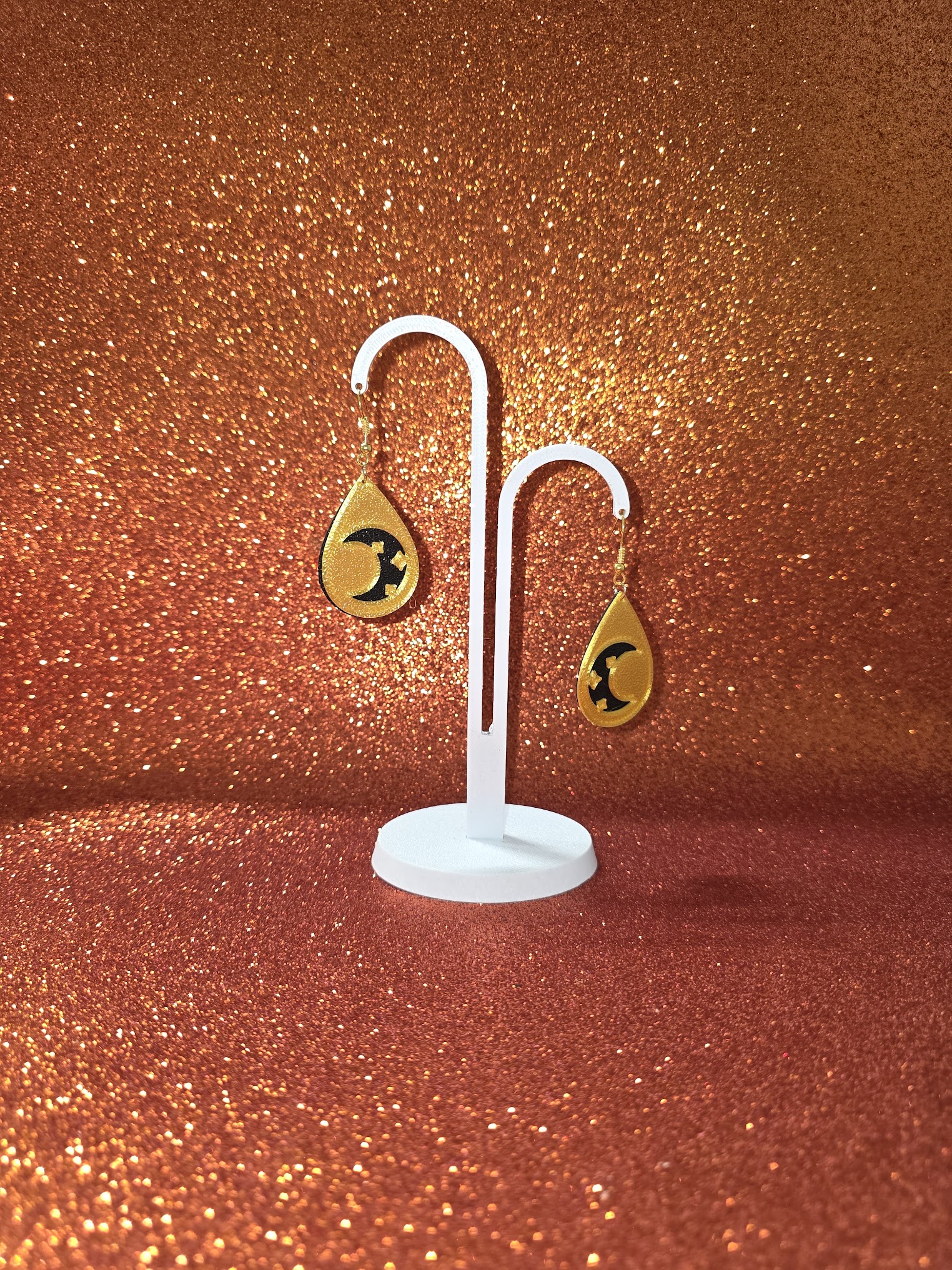 Miniatura 2 do modelo 3D Celestial drop earrings