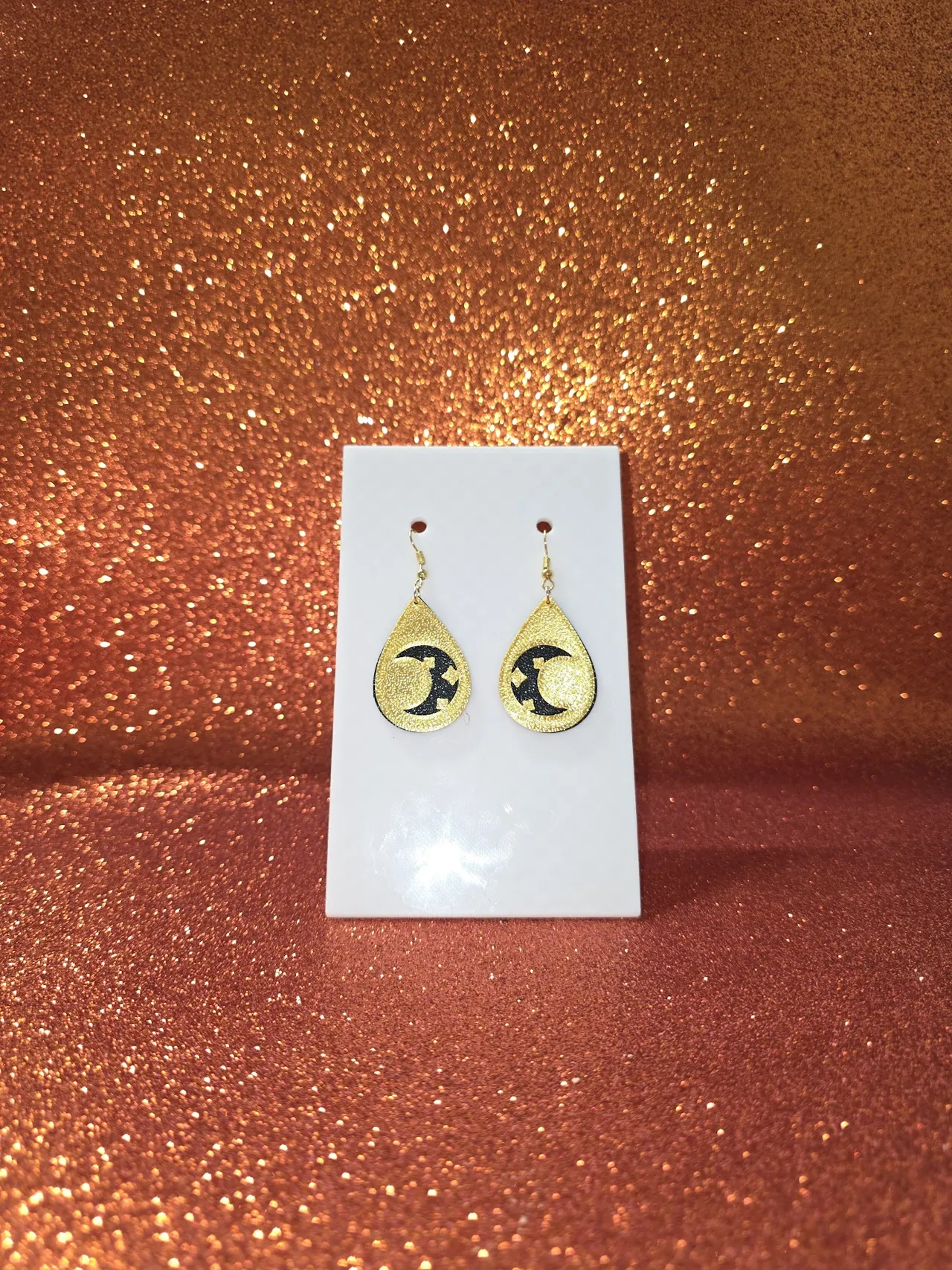 Celestial drop earrings view 2