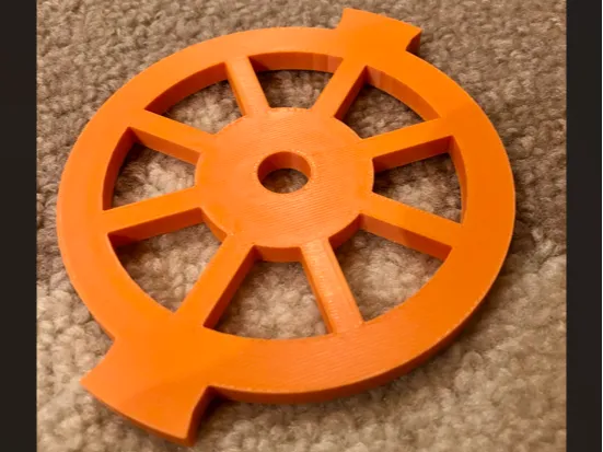 Battlebot Ripperoni Symetrical Spinner Design (5")