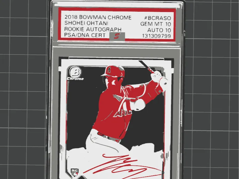 Shohei Ohtani 2018 Bowman Auto PSA 10