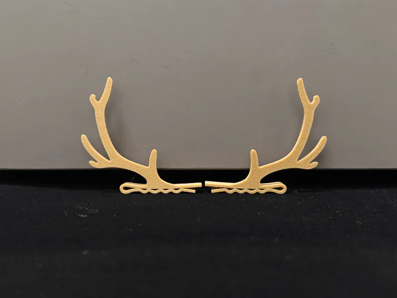V3 Christmas Deer Horn Hair Clip Accessory hairpin