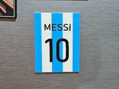Messi 10 Jersey Magnet – Argentina Football Magnet