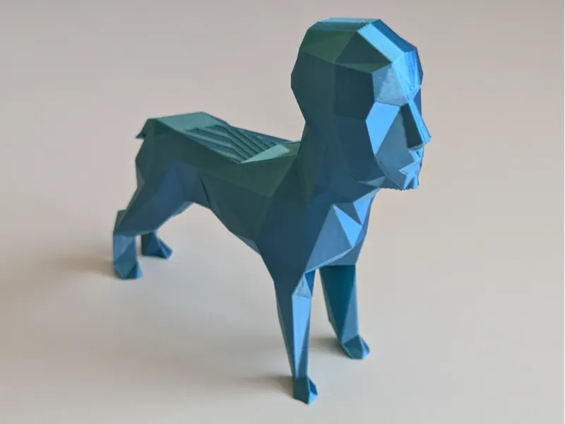 Dog with the human head to troll your friend