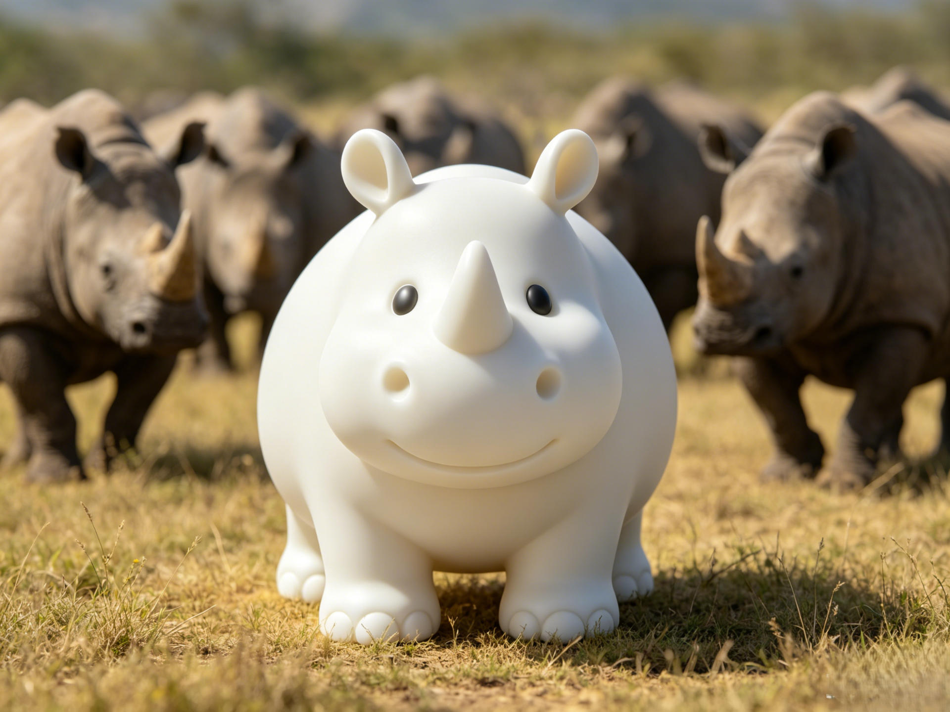 Cute Little Rhino