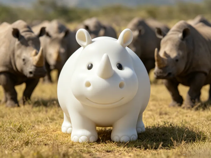 Cute Little Rhino