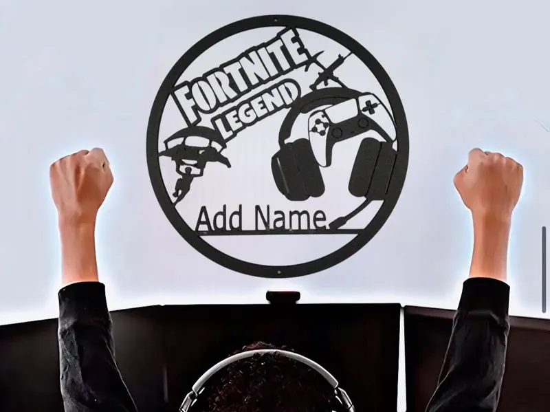 Fortnite Legend PS5 Gaming Sign