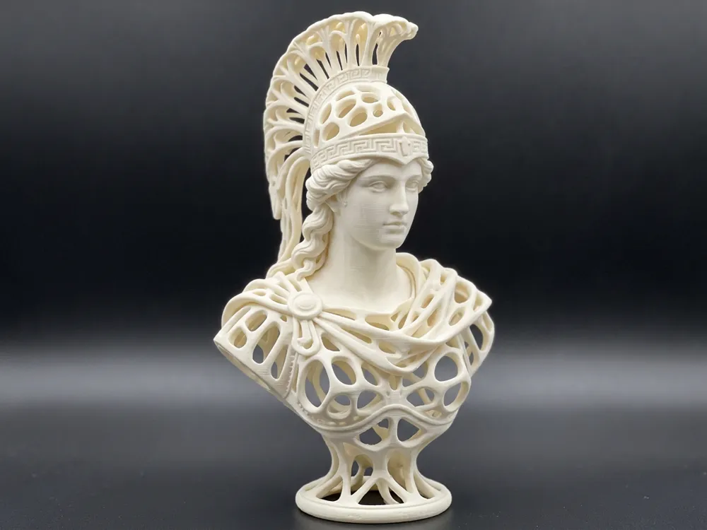 Figura decorativa: Athena Bust | Greek Goddess Warrior Sculpture. Referencia del modelo original.