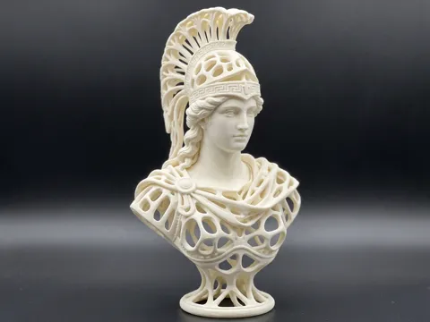 Figura decorativa: Athena Bust | Greek Goddess Warrior Sculpture — referencia de MakerWorld