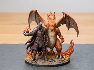 The Fire-Type Ashen One & Charizard