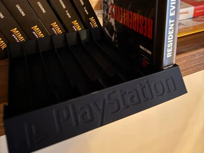PlayStation (PS1 PSX) Game Holder - Disc Stand