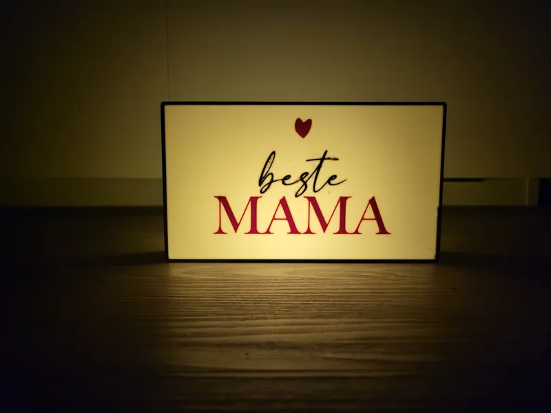 Beste Mama Lichtbox
