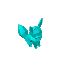 Tirelire Évoli low poly — photo 2