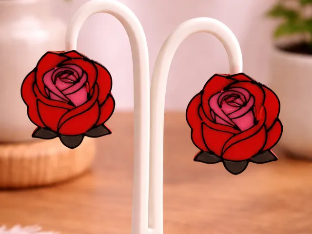 Rose Earrings