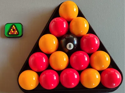 8-Ball Pool Triangle Layout