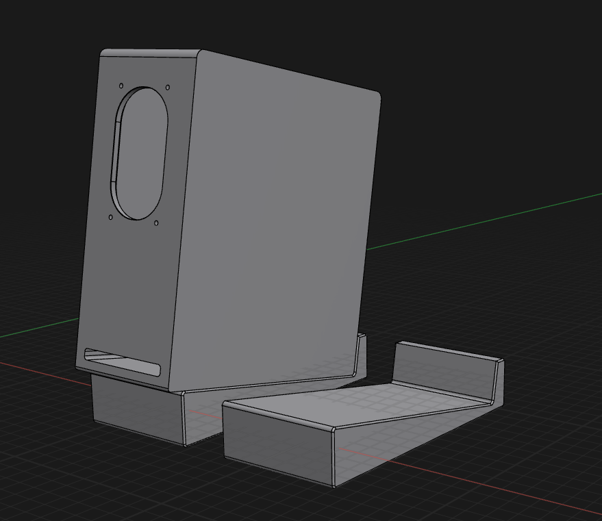 Miniatura 2 do modelo 3D 2.5寸两分频mini桌面音箱 -方糖v1.0