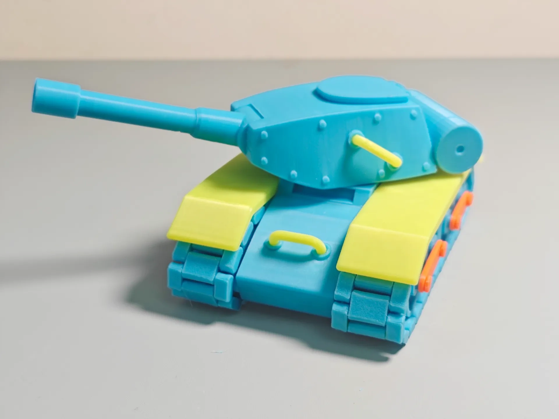 Miniatura 2 do modelo 3D 舒克贝塔 卡通坦克