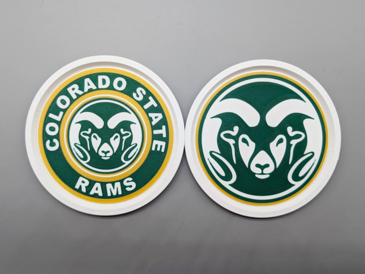 Miniatura 22 do modelo 3D Stackable Coasters - NCAA Div I Teams