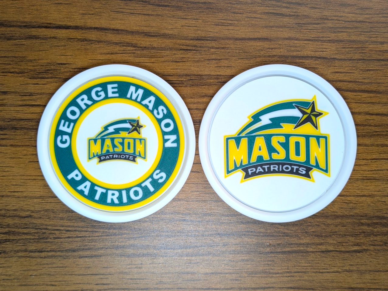 Miniatura 33 do modelo 3D Stackable Coasters - NCAA Div I Teams