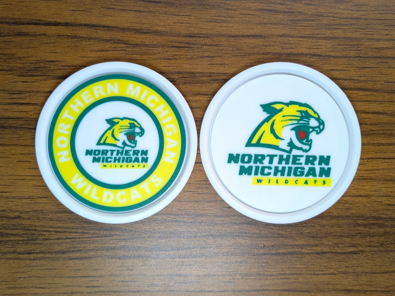 Miniatura 80 do modelo 3D Stackable Coasters - NCAA Div I Teams