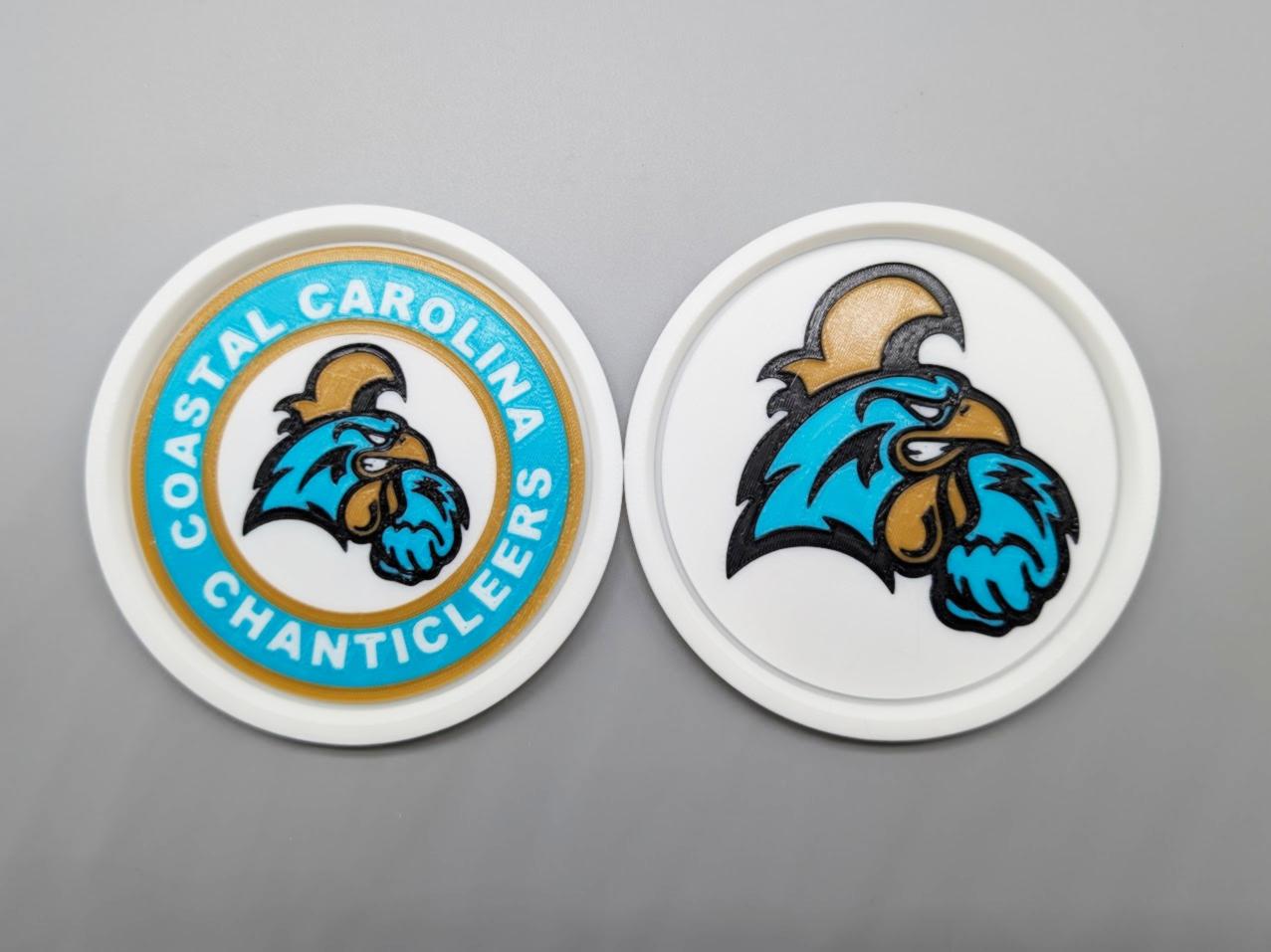 Miniatura 20 do modelo 3D Stackable Coasters - NCAA Div I Teams