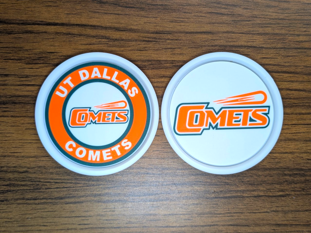 Miniatura 128 do modelo 3D Stackable Coasters - NCAA Div I Teams