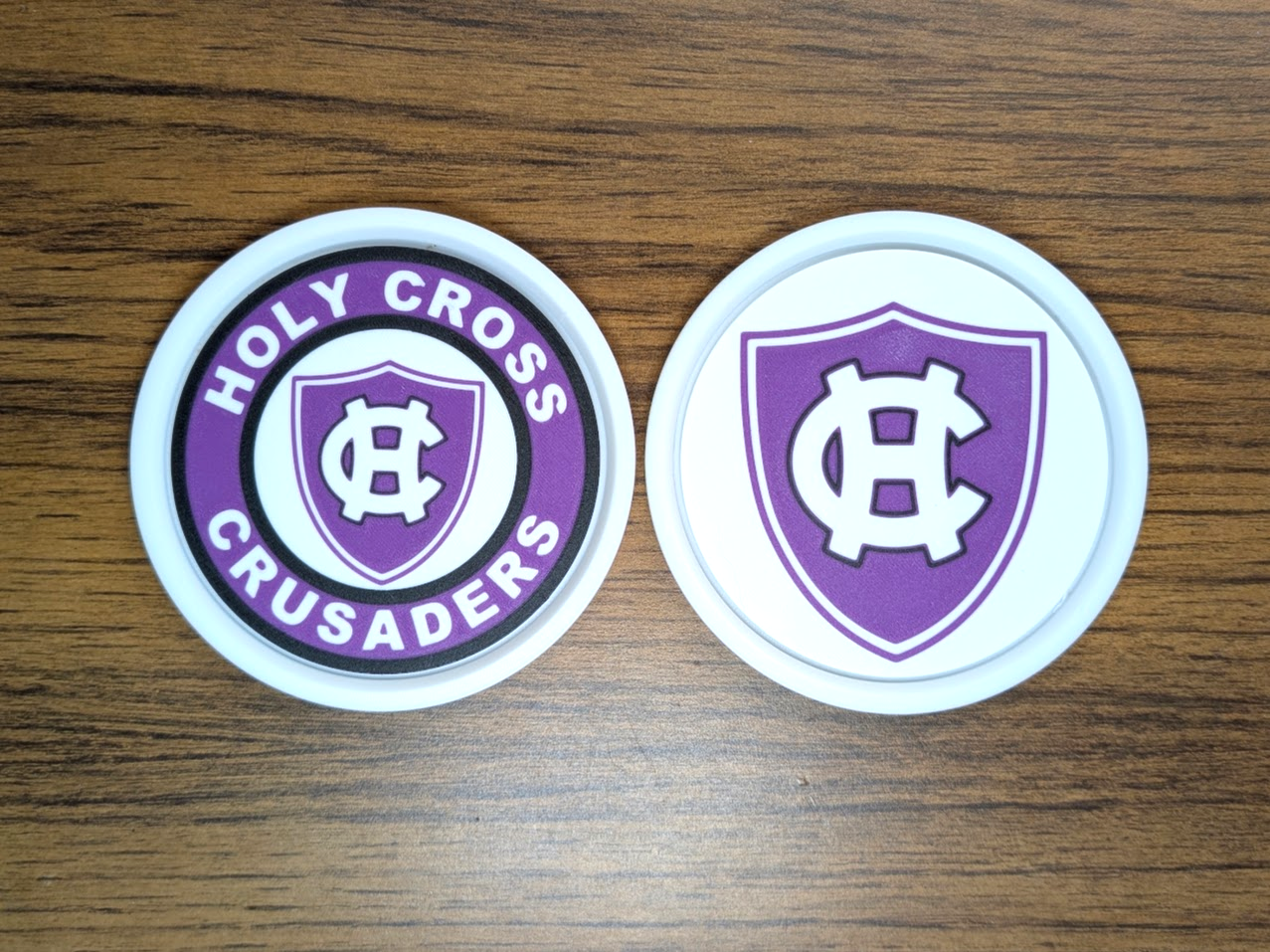 Miniatura 40 do modelo 3D Stackable Coasters - NCAA Div I Teams
