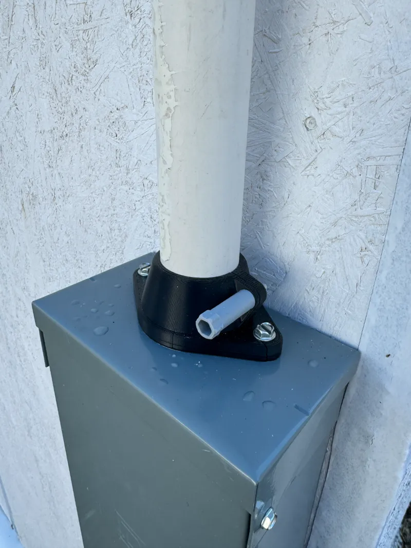 100a Main Breaker to 1.5 inch pvc adapter