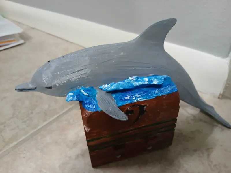 Dolphin Cello Topper