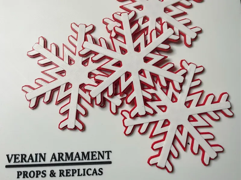 3D Snowflake Christmas Coaster 