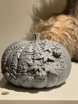 Adorno temático: Harvest Tapestry Pumpkin — vista de referencia 4