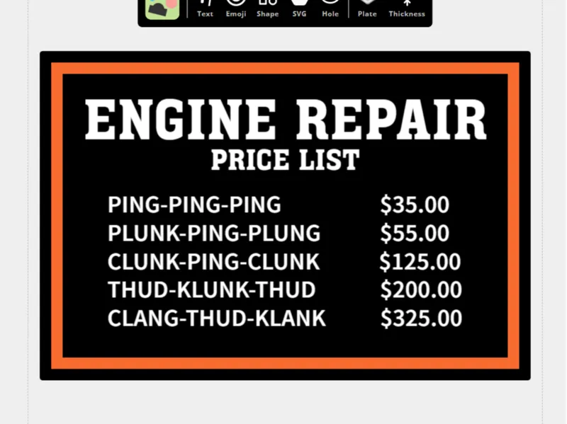ENGINE REPAIR