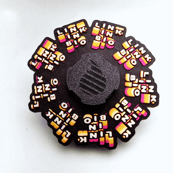 Link in Bio Zoetrope Spinner (READ DESCRIPTION)