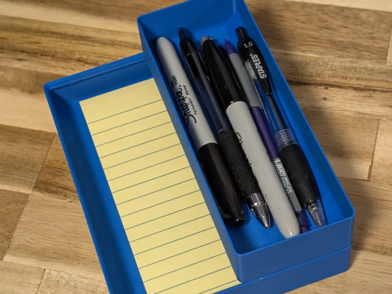 Gridfinity - Stackable Pen & Paper Trays