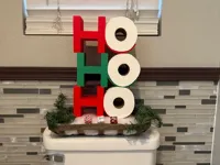 Support à papier toilette de Noël Ho Ho Ho — photo 2