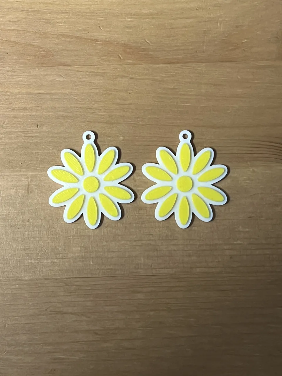 flower earrings view 2