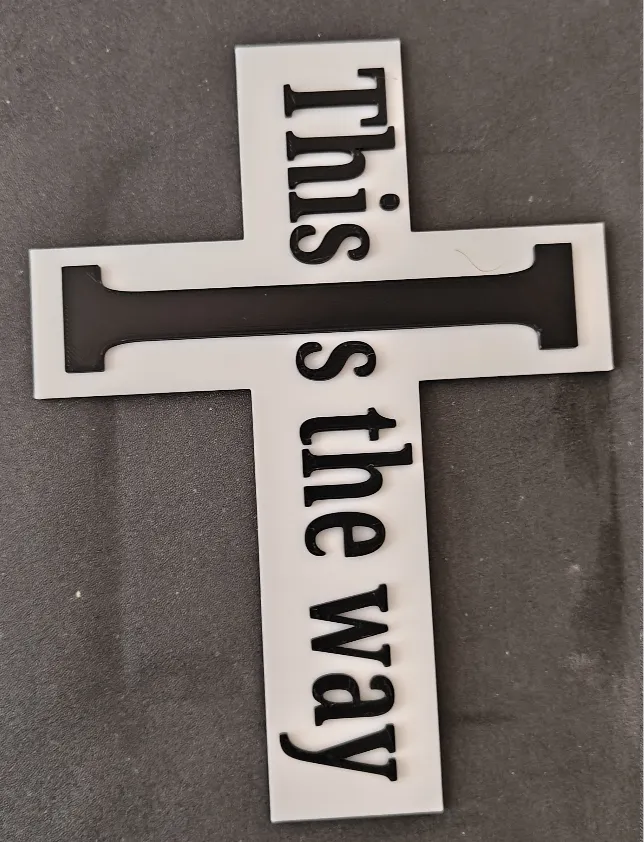 Mandalorian Cross Thin (Book Marker)