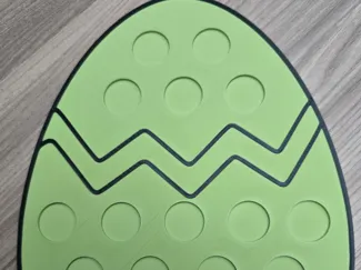 Paasei voor magneetchips
