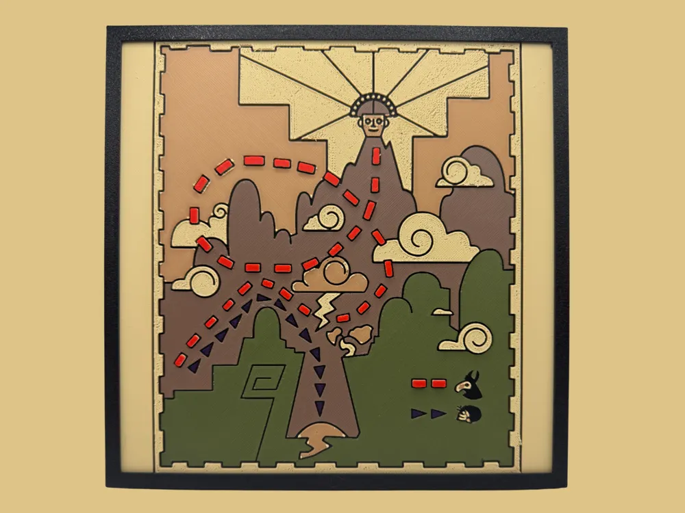 Emperor's New Groove - Kuzco and Pacha's Map