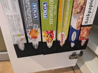 Kitchen storage: holder cling wrap, foil 25g