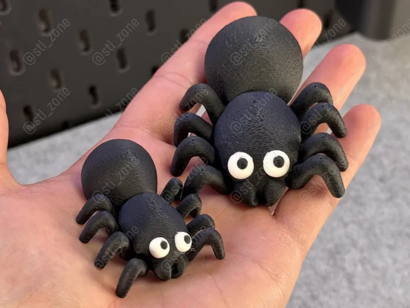 Mini Articulated Spider – 3-Color Creepy Crawler