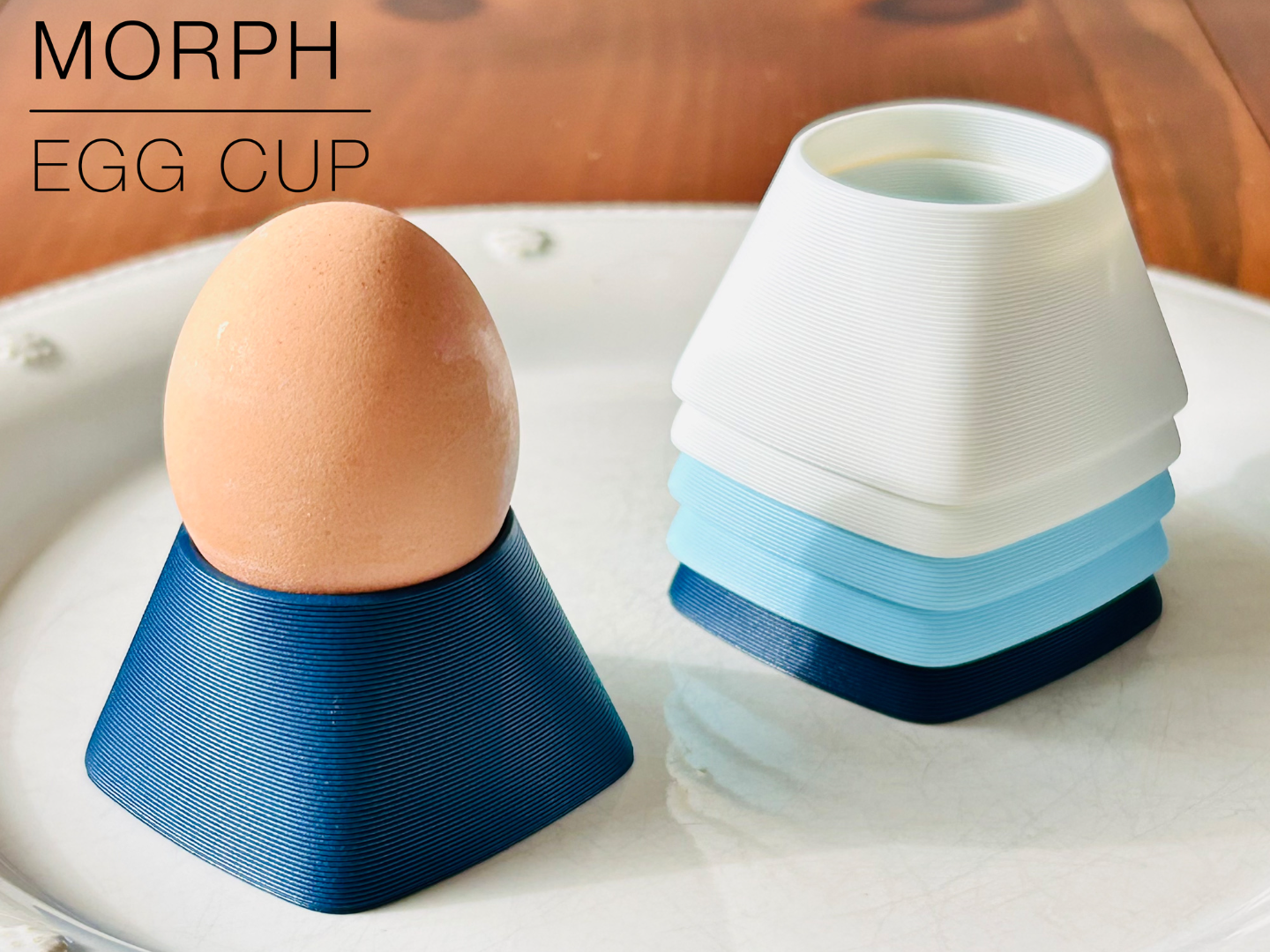 MORPH | Stackable Egg Cup, Fast Print
