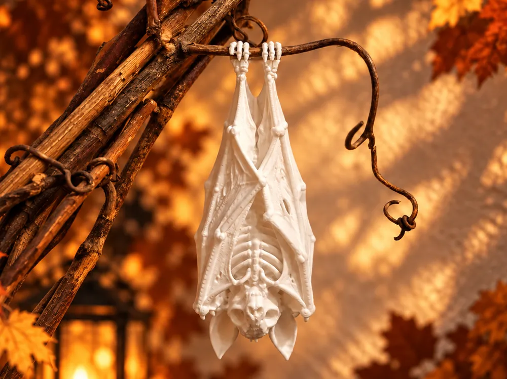 Skeleton Bat - Halloween - Free 3D Print Model - MakerWorld