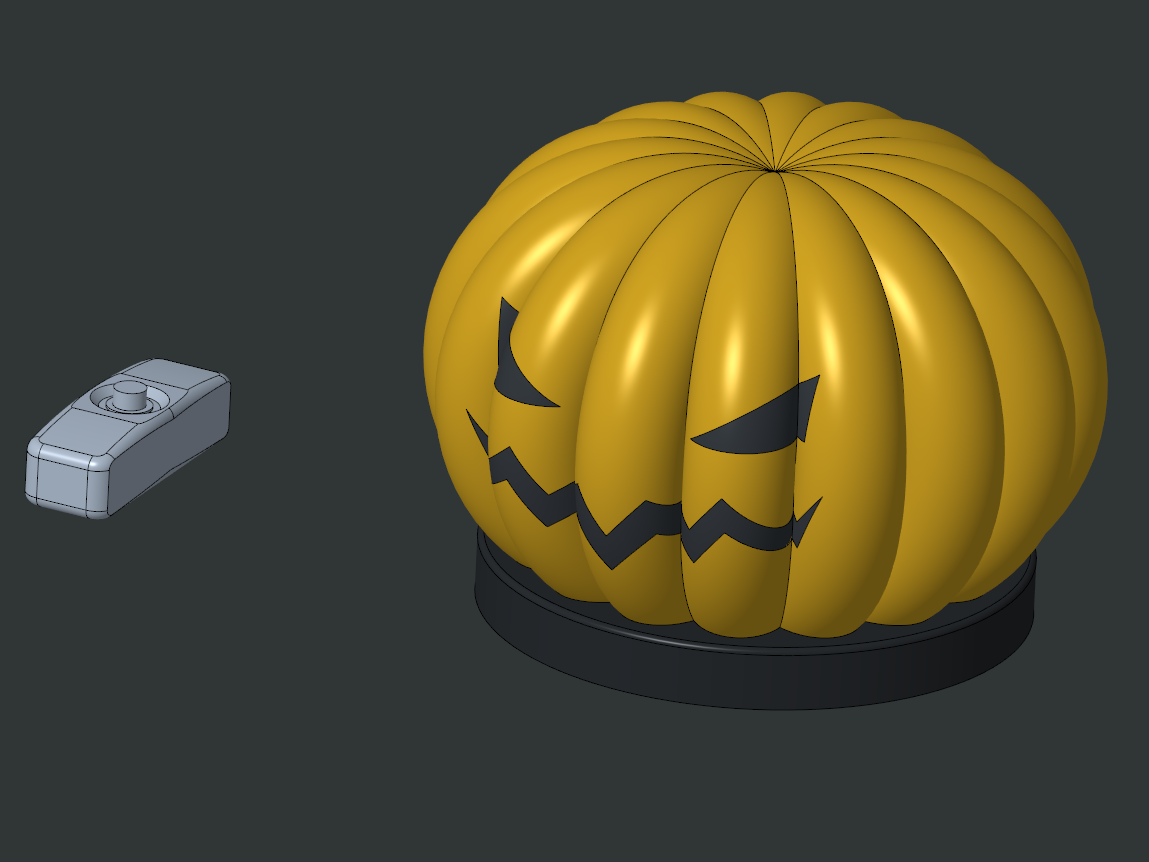Kürbis Lampe MK1 3D model
