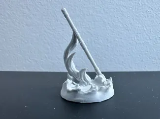 D&D 5e Spiritual Weapon Spell - Quarterstaff