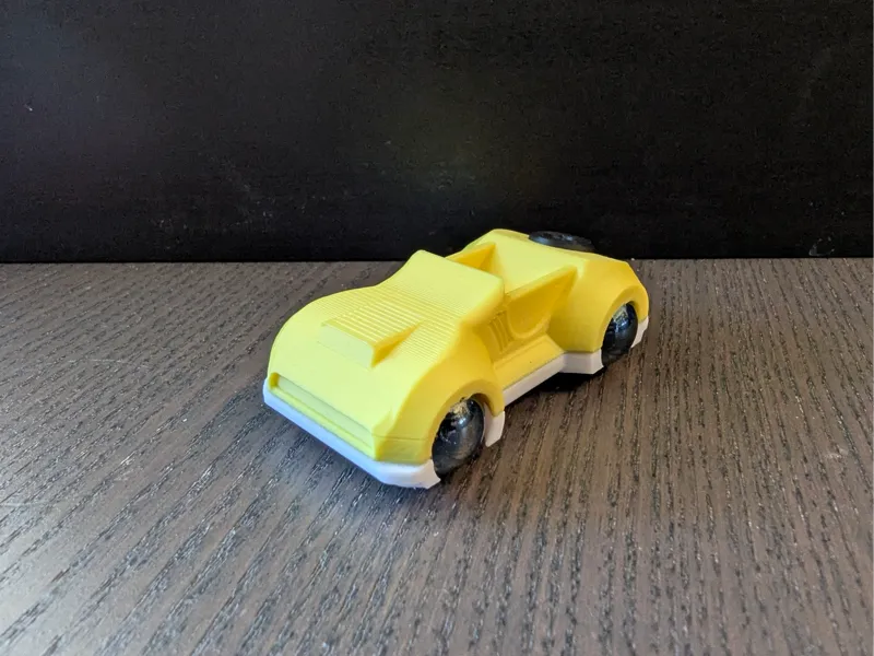 Retro Marble Car