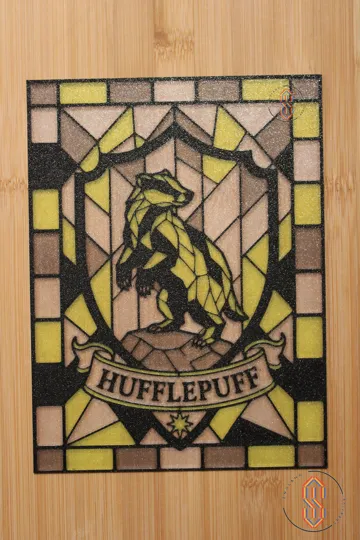 Marco decorativo: Suncatcher - Hufflepuff — vista de referencia 3