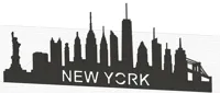Skyline de New York en 1 mètre, multi-pièces — photo 3