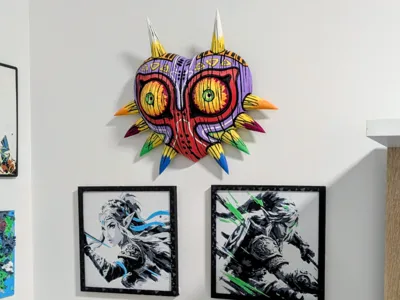 Majoras Mask wall stand
