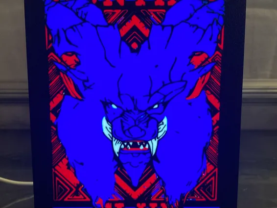 LAMPE LUNASTRA MONSTER HUNTER