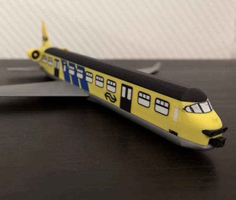 Train Plane Mat64